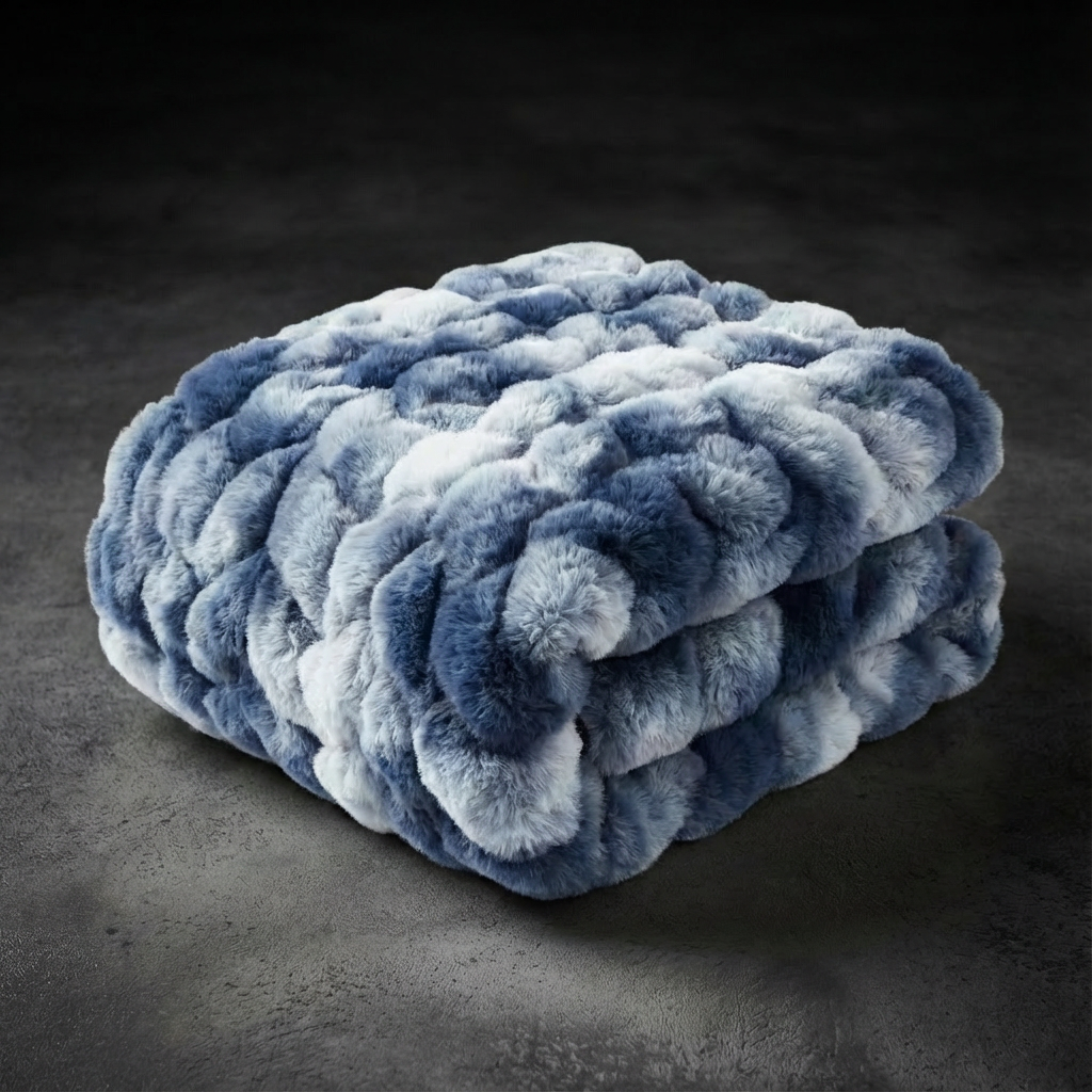 Premium Faux Fur Plush Weighted Blanket