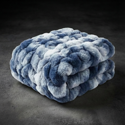 Premium Faux Fur Plush Weighted Blanket