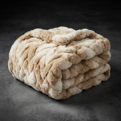Premium Faux Fur Plush Weighted Blanket
